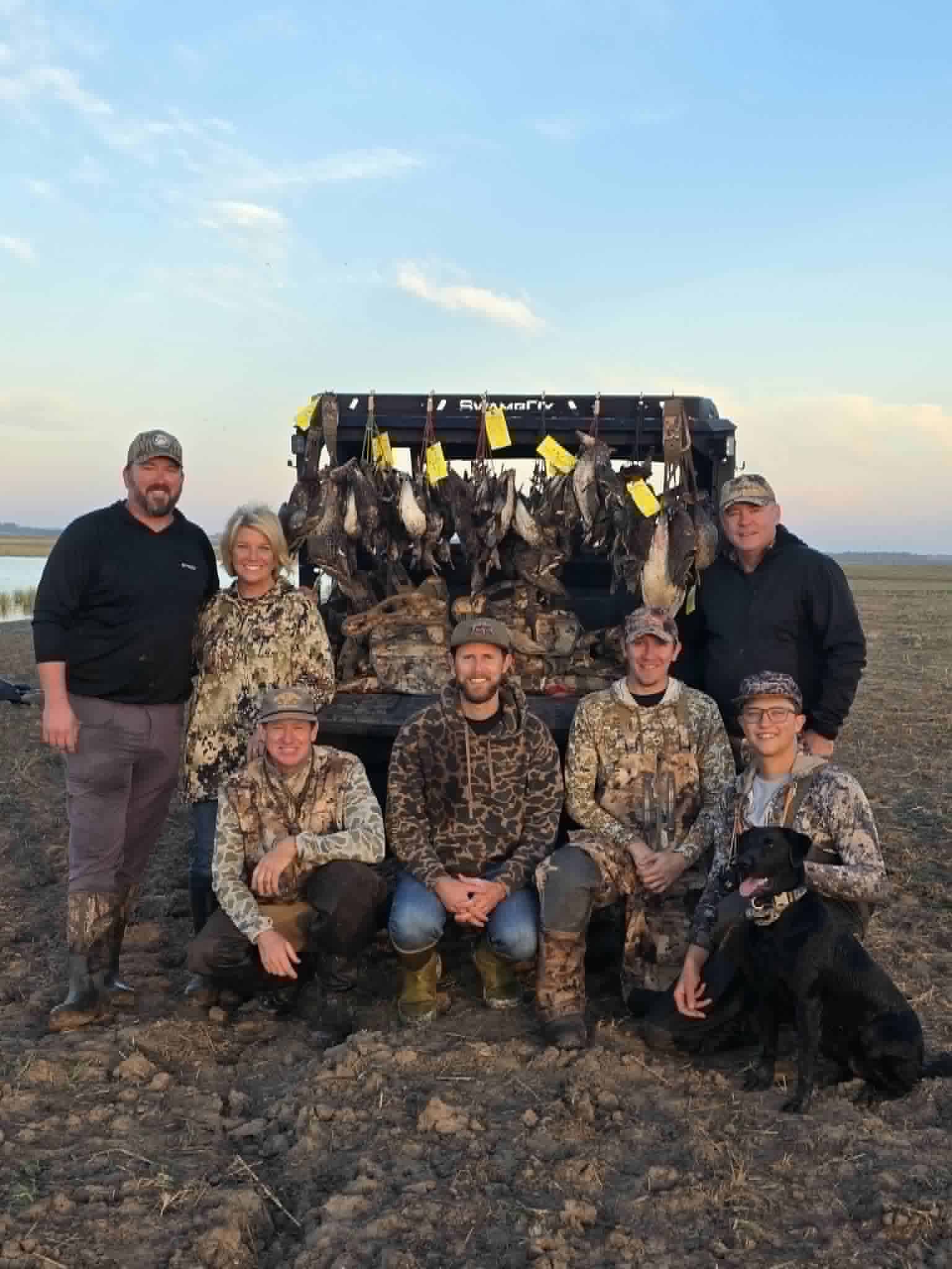 The Native Thunder crew at sunset